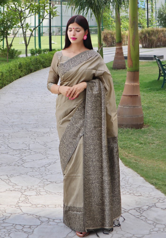 Banglori raw silk fabric saree with rich weaving pallu work Handloom saree blouse